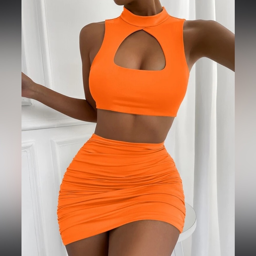 SHEIN TWO PIECE SKIRT SET